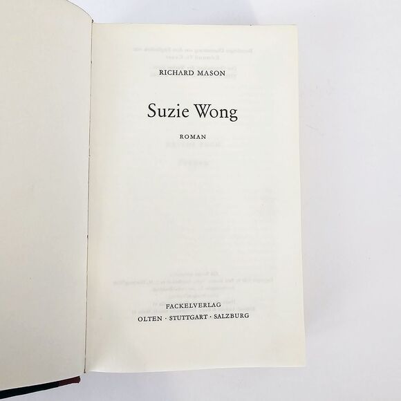 Suzie Wong Richard Mason Novel Translated to German - Picture 4 of 5